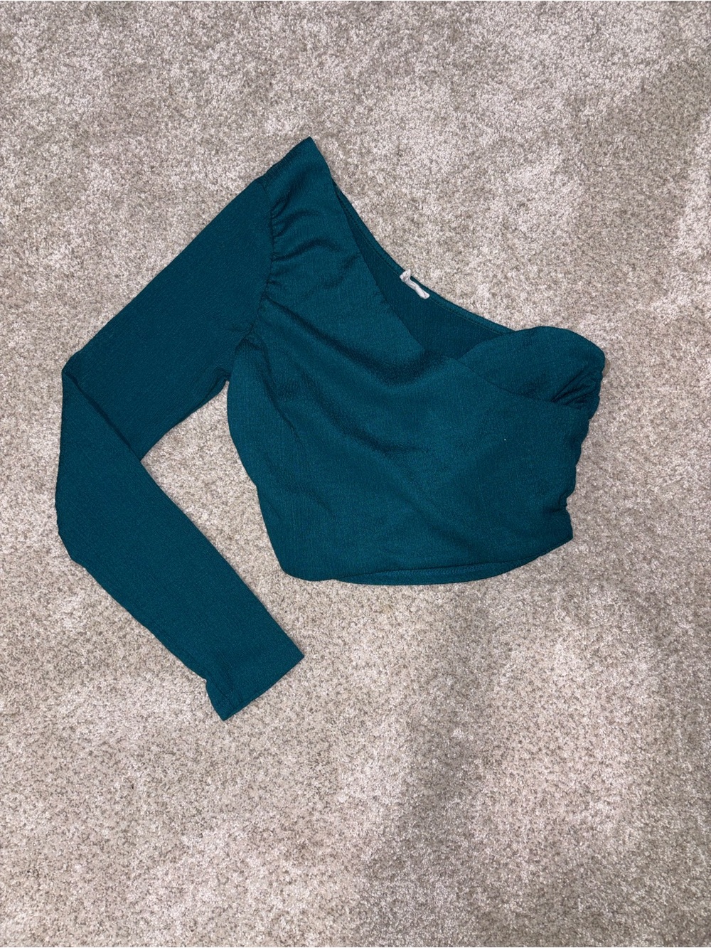 Blue one sleeve shirt